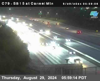 NB 15 at Carmel Mountain Rd.