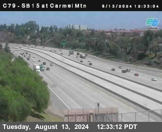 NB 15 at Carmel Mountain Rd.