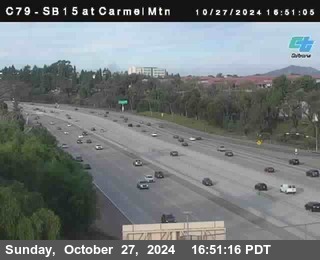 NB 15 at Carmel Mountain Rd.