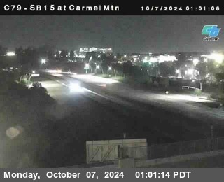 NB 15 at Carmel Mountain Rd.