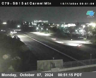 NB 15 at Carmel Mountain Rd.