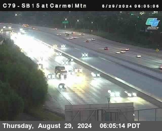 NB 15 at Carmel Mountain Rd.