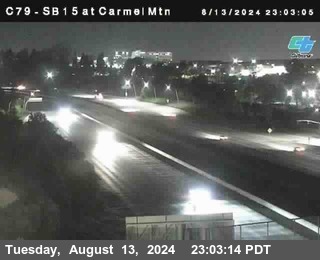 NB 15 at Carmel Mountain Rd.