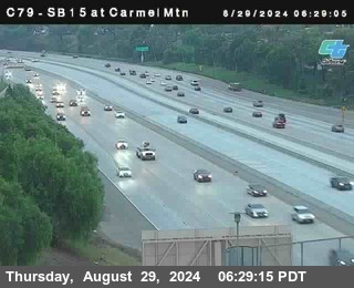 NB 15 at Carmel Mountain Rd.