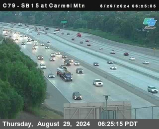 NB 15 at Carmel Mountain Rd.