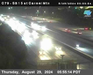 NB 15 at Carmel Mountain Rd.