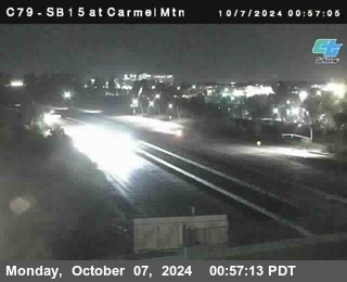 NB 15 at Carmel Mountain Rd.