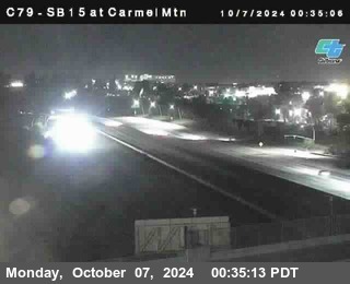 NB 15 at Carmel Mountain Rd.