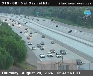 NB 15 at Carmel Mountain Rd.