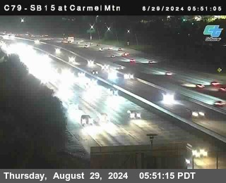 NB 15 at Carmel Mountain Rd.