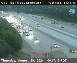 NB 15 at Carmel Mountain Rd.