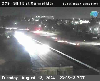 NB 15 at Carmel Mountain Rd.