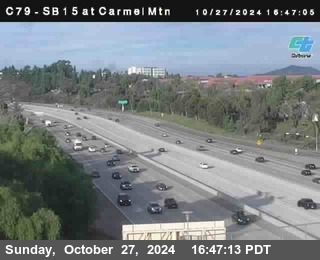 NB 15 at Carmel Mountain Rd.