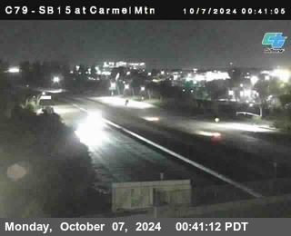 NB 15 at Carmel Mountain Rd.