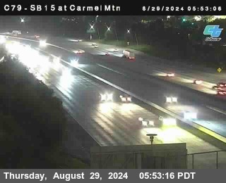 NB 15 at Carmel Mountain Rd.