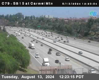 NB 15 at Carmel Mountain Rd.