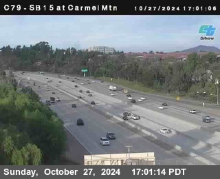 NB 15 at Carmel Mountain Rd.