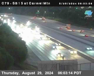 NB 15 at Carmel Mountain Rd.