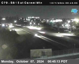 NB 15 at Carmel Mountain Rd.