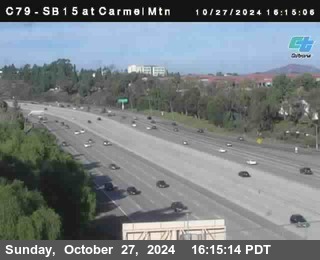 NB 15 at Carmel Mountain Rd.