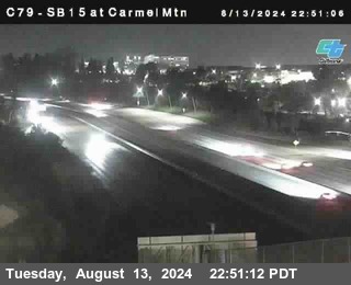 NB 15 at Carmel Mountain Rd.