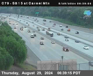 NB 15 at Carmel Mountain Rd.