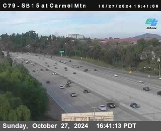 NB 15 at Carmel Mountain Rd.