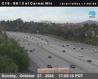 NB 15 at Carmel Mountain Rd.