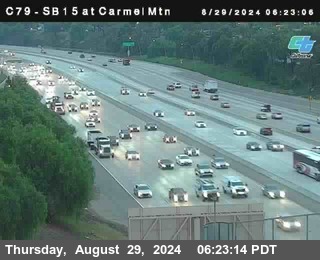 NB 15 at Carmel Mountain Rd.