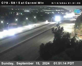 NB 15 at Carmel Mountain Rd.