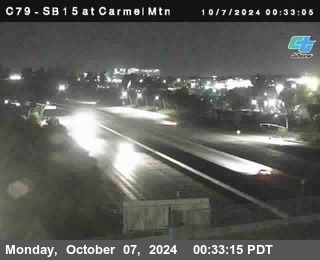 NB 15 at Carmel Mountain Rd.