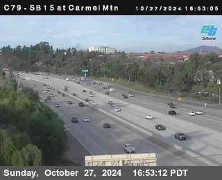 NB 15 at Carmel Mountain Rd.