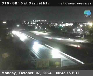 NB 15 at Carmel Mountain Rd.