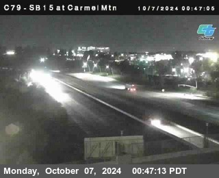 NB 15 at Carmel Mountain Rd.