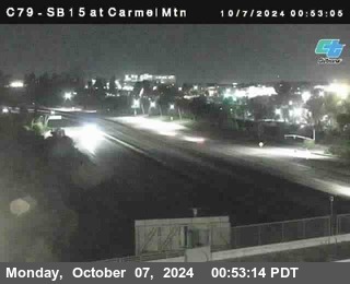 NB 15 at Carmel Mountain Rd.