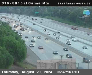 NB 15 at Carmel Mountain Rd.