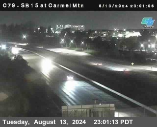 NB 15 at Carmel Mountain Rd.