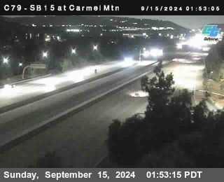 NB 15 at Carmel Mountain Rd.