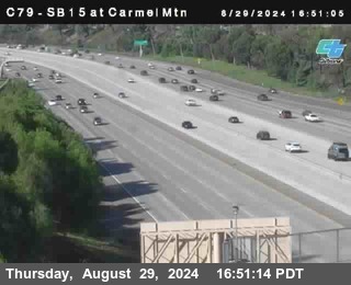 NB 15 at Carmel Mountain Rd.