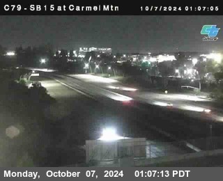 NB 15 at Carmel Mountain Rd.