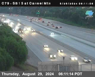 NB 15 at Carmel Mountain Rd.