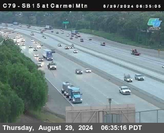 NB 15 at Carmel Mountain Rd.