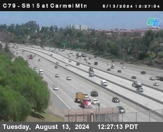 NB 15 at Carmel Mountain Rd.