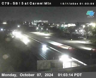 NB 15 at Carmel Mountain Rd.