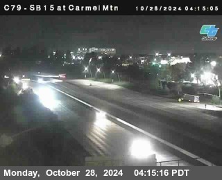 NB 15 at Carmel Mountain Rd.