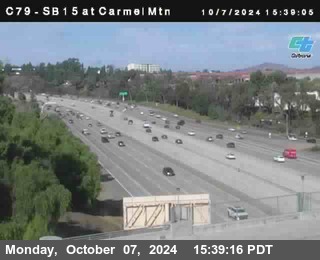 NB 15 at Carmel Mountain Rd.