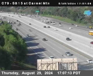 NB 15 at Carmel Mountain Rd.