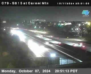 NB 15 at Carmel Mountain Rd.