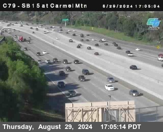 NB 15 at Carmel Mountain Rd.