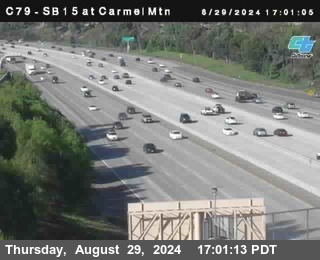 NB 15 at Carmel Mountain Rd.